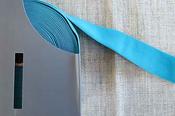 Soft coloured elastic, 38mm - Turquoise image