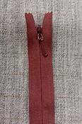 Concealed/invisible zips: browns/beiges - Russet (YKK) / 16" (40cm) image