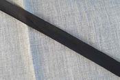 Cotton Tape (7mm, 12mm, 20mm, and 25mm) - 25mm / Black / by metre