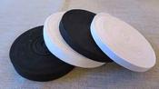 Cotton Tape (7mm, 12mm, 20mm, and 25mm) - 25mm / White / by 50m roll image