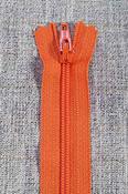 Nylon dress and skirt zips: yellow/orange - Jaffa (YKK) / 16" (40cm)