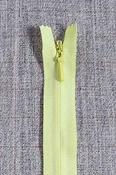 Concealed/invisible zips: cream/yellow/orange - Lemon (YKK) / 9" (23cm) image