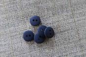 2-hole matte finish buttons - Navy / 14mm image