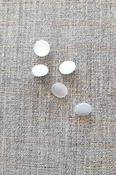 Pearlised shank buttons (11mm &amp; 14mm) - White / 11mm image