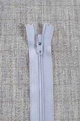 Nylon dress and skirt zips: white/grey/black - 8" (20cm) / Silver (YKK) image
