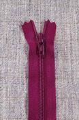 Nylon dress and skirt zips: pinks/reds - Wine (YKK) / 16" (40cm) image