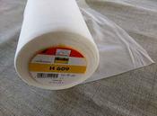 Vlieseline H609 fine stretch interfacing (black / white) - H609-WHT