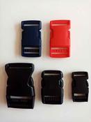 Plastic rucksack buckle (black, navy, red) - 10mm / Black image