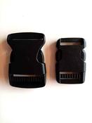 Plastic rucksack buckle (black, navy, red) - 25mm / Black image