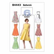 B4443 Misses'/Misses' Petite Dress - 8-10-12-14 image