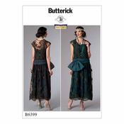 B6399 Misses' 1920's inspired dress - 6-8-10-12-14 image