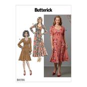 B6586 Misses' dresses - 14-16-18-20-22 image