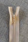 Nylon dress and skirt zips: cream/beige/brown - Cream / 8" (20cm) image