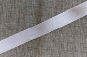 Cotton herringbone/twill tape - White / per metre / 25mm
