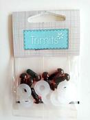 Teddy/toy eyes, amber (3 sizes) - 7.5mm image