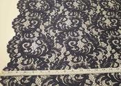 Corded lace, navy image