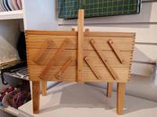 3-tier cantilever sewing box (with legs)