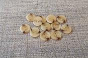 2-hole Aran rim buttons (15mm &amp; 23mm) - 15mm image