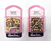 Nickel or gold eyelets with tool (5mm or 7mm) - Gold / 7mm image