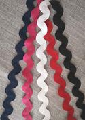 Ric-rac (rick-rack) - Red / 30mm