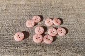 Polyester star buttons (11mm, 14mm) - Pink / 11mm image