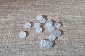 Polyester star buttons (11mm, 14mm) - Sky Blue / 11mm image
