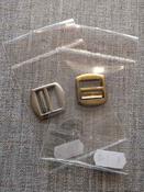 Waistcoat slide buckle - Brass