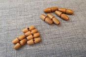 Wood toggles - 25mm image