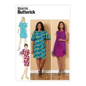 B6656 Misses'/Misses' Petite/Women's/Women's Petite Dress - B5 (8-10-12-14-16) image