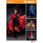 S9008 Misses' Cape with Tie Costumes image