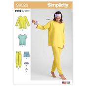 S9020 Misses' Sleepwear Knit Tops, Pants, Shorts &amp; Accessories image