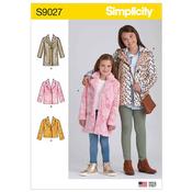 S9027 Children's &amp; Girls' Lined Coat - 3-4-5-6 image