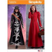 S8974 Misses' Cosplay Coat Costume. - 14-16-18-20-22 image