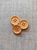 Vintage 4-hole coat buttons - Mustard / 23mm image