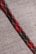 18mm tartan bias binding - Black Stewart / by metre image