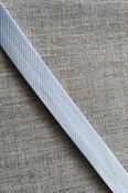 Soft 100% cotton pique 20mm bias binding - Blue / by metre