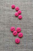 2-hole matte finish buttons - Cerise / 11mm image