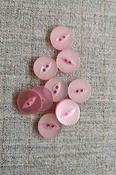 16mm polyester fisheye buttons - Pink
