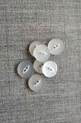 Polyester fisheye buttons (18mm) - White