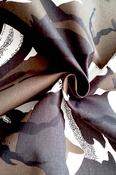 100% cotton camouflage twill, arctic image