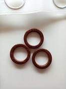 Decorative curtain eyelets (for use with tape) - Wood Effect