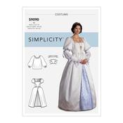 S9090 Misses' Historical Costume - 14-16-18-20-22 image