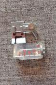 Snap-on adjustable bias binding foot image