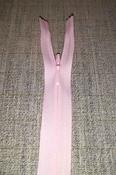 Concealed/invisible zips: pinks/reds - Baby Pink (YKK) / 9" (23cm) image