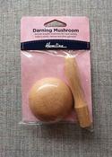 Traditional wooden darning mushroom