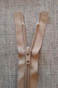 Medium-weight no.5 open-ended zipper (variety of colours/lengths) - Fawn / 30" (76cm) image