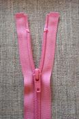 Medium-weight no.5 open-ended zipper (variety of colours/lengths) - Hot Pink / 26" (66cm) image