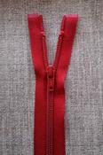 Medium-weight no.5 open-ended zipper (variety of colours/lengths) - Red / 30" (76cm) image