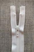 Medium-weight no.5 open-ended zipper (variety of colours/lengths) - White / 26" (66cm) image