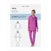 S9210 Misses' Tops, Dress, Shorts, Pants and Slippers image